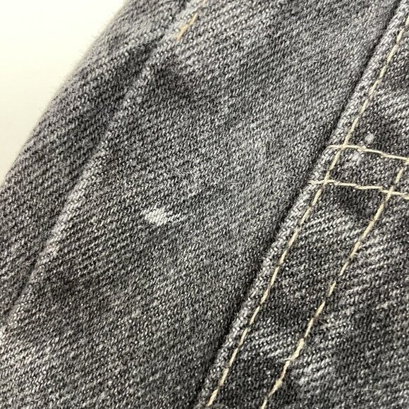Vintage Levis 26501 1159 Black Distressed Mom Jean Button Fly Size 11 Made USA - Picture 7 of 12